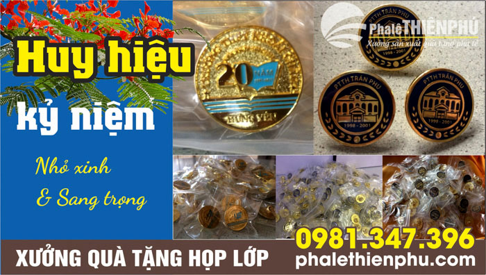 huy hiệu họp lớp