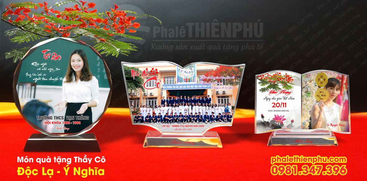 quà tặng họp lớp in ảnh thầy cô
