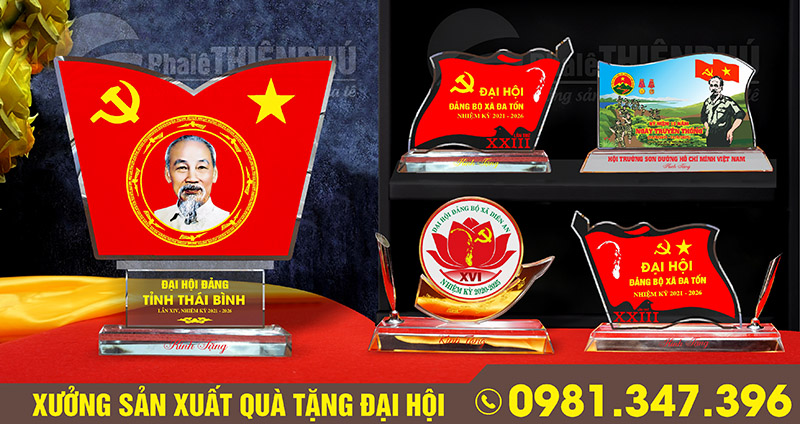 quà tặng kỷ niệm đại hội đại biểu