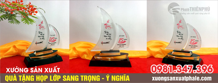 quà tặng thầy cô nhân ngày họp lớp con thuyền đôi